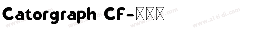 Catorgraph CF字体转换